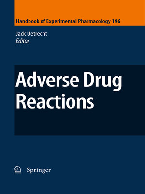cover image of Adverse Drug Reactions